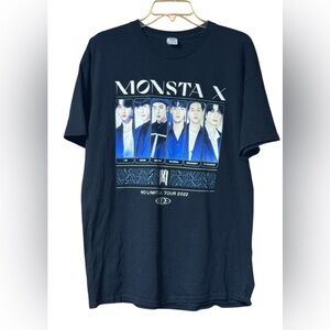 Monsta X No Limit US Tour 2022 Adult Tshirt XL